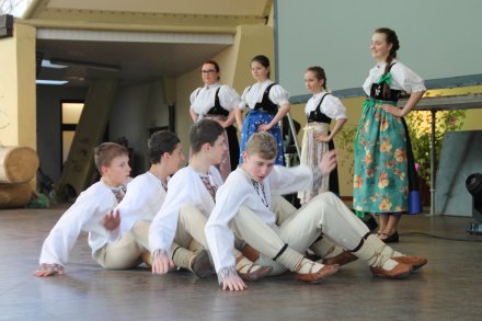 Zespół Wisła w amfiteatrze